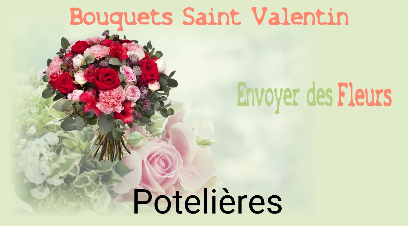 Roses de Saint-Valentin livrées à Potelières